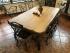 Luxusný jedálenský stôl - ručne kovaný nábytok (NBK-66)